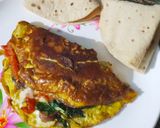 A picture of step 10 of Spinach Cheese Omelette.