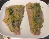 Une image de l'étape 7 de Filets de lieu noir au citron vert, ail et romarin.