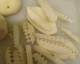 A picture of step 1 of Homemade beer battered Fish and chips.