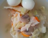 Foto langkah ke 4 dari resep Sop/Sup sayur dan telur puyuh penghangat badan.