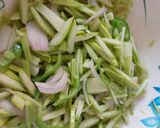 A picture of step 1 of Bottle Gourd peel Bhaji(lauki k chilkon ki bhaji).