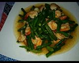 Foto langkah ke 4 dari resep Tumis Udang Kacang Panjang.