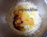 A picture of step 9 of #cake contest pineapple cake.