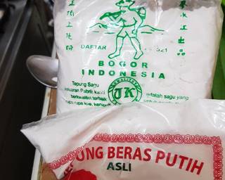 Cendol Tepung Beras "Si hijau" - Step 1