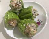Hình bước làm 1 của món Khổ qua nhồi đậu hủ