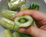Hình bước làm 3 của món Kim Chi Dưa Chuột Ngâm Nước (오이물김치)