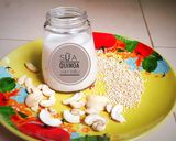 Hình bước làm 2 của món Sữa Quinoa hạt điều