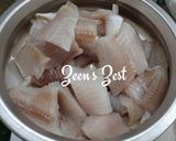 A picture of step 1 of Zinger Fish.