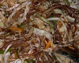A picture of step 2 of Spring roll filling.