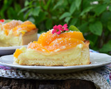 Foto del paso 5 de la receta: Tarta de crema pastelera y duraznos🍑