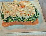 Foto del paso 4 de la receta: Hojaldre de salmón y langostinos