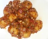A picture of step 5 of Leftover Rice Manchurian.