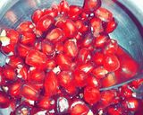 A picture of step 1 of Pomegranate Juice.