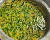 A picture of step 6 of Dahi kadi.