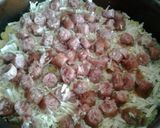 Foto del paso 3 de la receta: Pastel de plátano y chorizo en cazuela de barro
