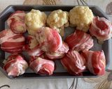 Baconbe tekert karfiol recept fázis 3 fotója