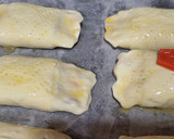 Foto del paso 4 de la receta: Cañas de hojaldre con champiñones, jamón york, queso y virutas de jamón serrano