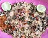A picture of step 5 of Dabun shinkafa.