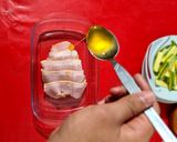 Foto del paso 6 de la receta: Guarnición de verduras con lomo de res mechado bardeado