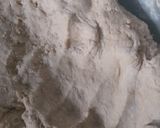 A picture of step 1 of Atta Square Chapo# ThemeChallenge #Coconut Chapati Contest.