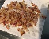 Une image de l'étape 14 de Salade de riz aux légumes,olives et pancetta grillée.