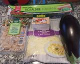 Foto del paso 1 de la receta Pizza de hojaldre con berenjena y pollo