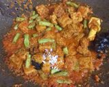 Foto langkah ke 4 dari resep Terong Tempe Buncis Masak Kecap Pedas.