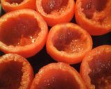 Foto del paso 9 de la receta: Tomates rellenos con arroz, pollo y verduras