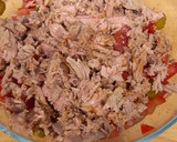 Foto del paso 3 de la receta: Ensalada de tomate y pepinillo (Falso carpaccio)