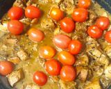 Foto del paso 3 de la receta: Tacos de pollo en salsa de Leche de Coco, Yakiniku y Lima con Cherrys y Arroz Jazmín