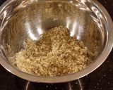A picture of step 6 of Fresh Berrie Crumble Bars with White and Milk Chocolate Glaze.
