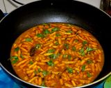 A picture of step 8 of Sev Tameta Nu Shaak.