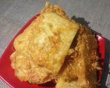 A picture of step 2 of Fried yam with egg.