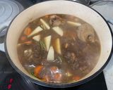 A picture of step 9 of Chinese braised oxtail & brisket stew.