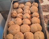 Foto del paso 13 de la receta: Bollitos semi integral con puré de boniato y perejil veganos 🍠🥖