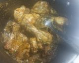 A picture of step 2 of Mint and cashewnut chicken.
