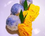 Foto langkah ke 3 dari resep Sherbet Mangga dan Ketan Pulut Telang.