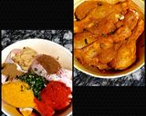 A picture of step 1 of Fried chicken.