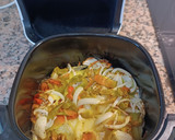 Foto del paso 4 de la receta: Panga con patatas, pimientos y cebolla en Airfryer