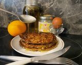 Une image de l'étape 11 de 67• 🥞 Petit-déj Express Galette Banane Flocons d’avoine et graines de Chia 🍌.