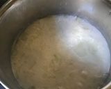 A picture of step 2 of Arroz con Queso.