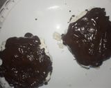 A picture of step 4 of 3 layered coconut 🥥 brownie sticks.