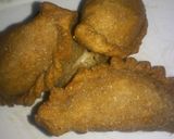 Foto del paso 7 de la receta: Empanadas sencillas de jamón y queso. Masa casera integral