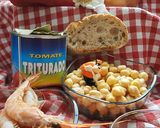 Foto del paso 1 de la receta: Potaje de Fiesta con gambas y garbanzos