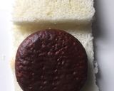 A picture of step 2 of Chocolate sandwich.