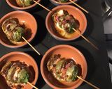 Une image de l'étape 15 de Brochettes de mini aubergines au jambon cru mozzarella et basilic frais.