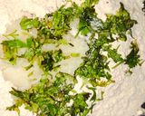 A picture of step 1 of Amaranth rajgire puri.