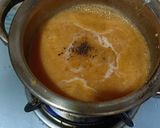 A picture of step 6 of Moong dal tomato carrot soup.