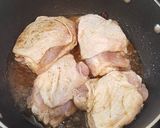 A picture of step 1 of Chicken Escabeche.