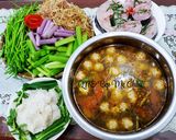 Hình bước làm 3 của món Lẩu cá bớp măng chua